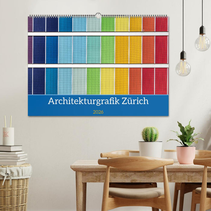 Architekturgrafik Zürich (CALVENDO Wandkalender 2026)