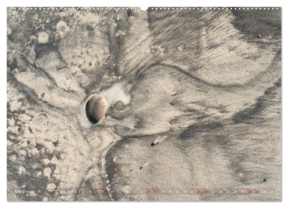 Sand-ART, von Wind und Wellen geformt (CALVENDO Wandkalender 2026)