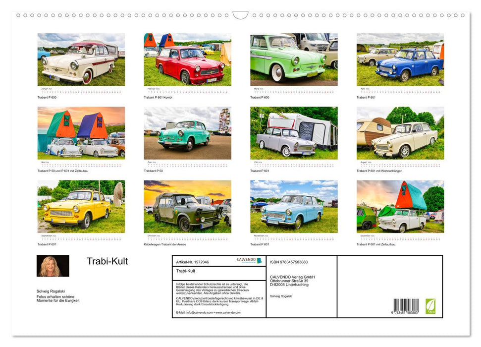Trabi-Kult (CALVENDO Wandkalender 2026)