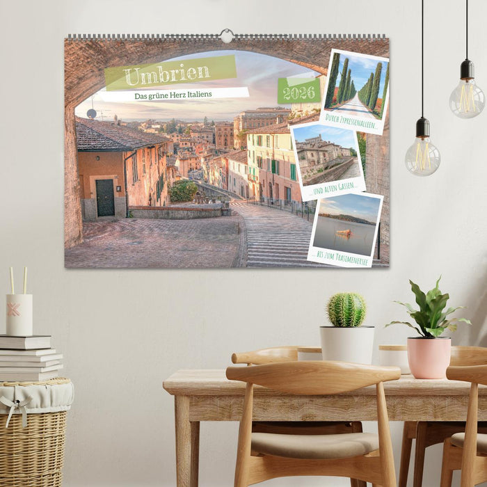 Umbrien - Das grüne Herz Italiens (CALVENDO Wandkalender 2026)
