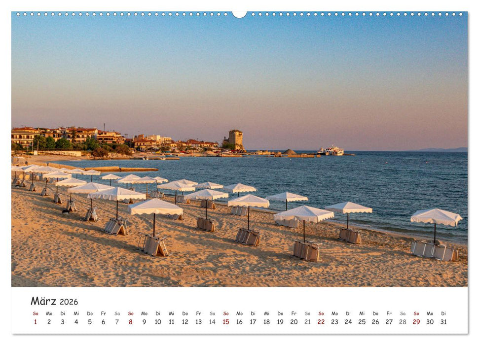 Ouranopoli - An der Grenze zur Mönchsrepublik Athos (CALVENDO Wandkalender 2026)