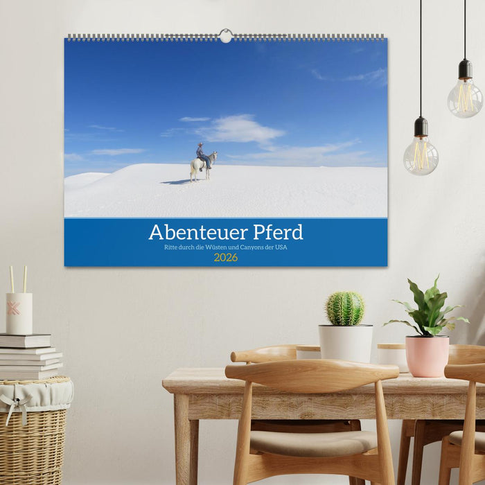 Abenteuer Pferd - Ritte durch die Wüsten und Canyons der USA (CALVENDO Wandkalender 2026)
