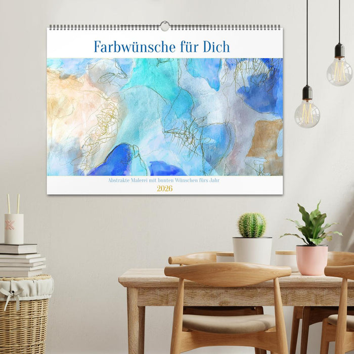 Farbwünsche für Dich (CALVENDO Wandkalender 2026)