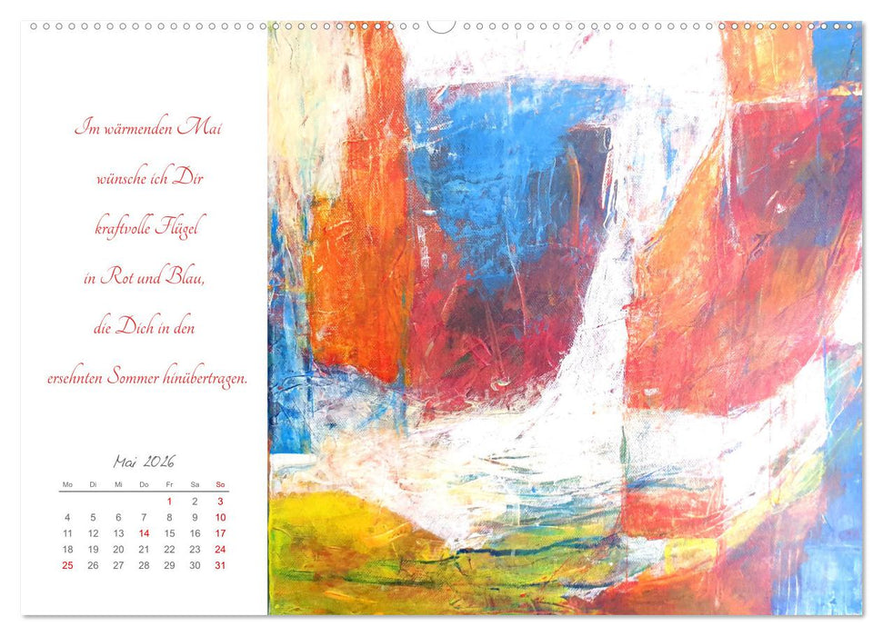 Farbwünsche für Dich (CALVENDO Wandkalender 2026)