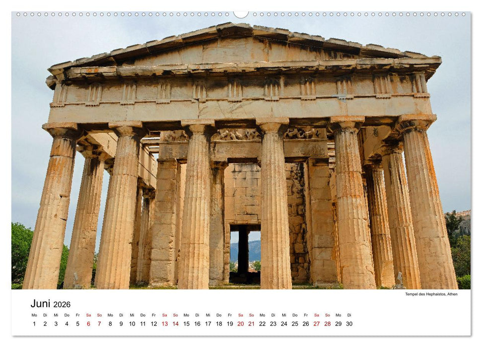 Reise nach Athen (CALVENDO Wandkalender 2026)