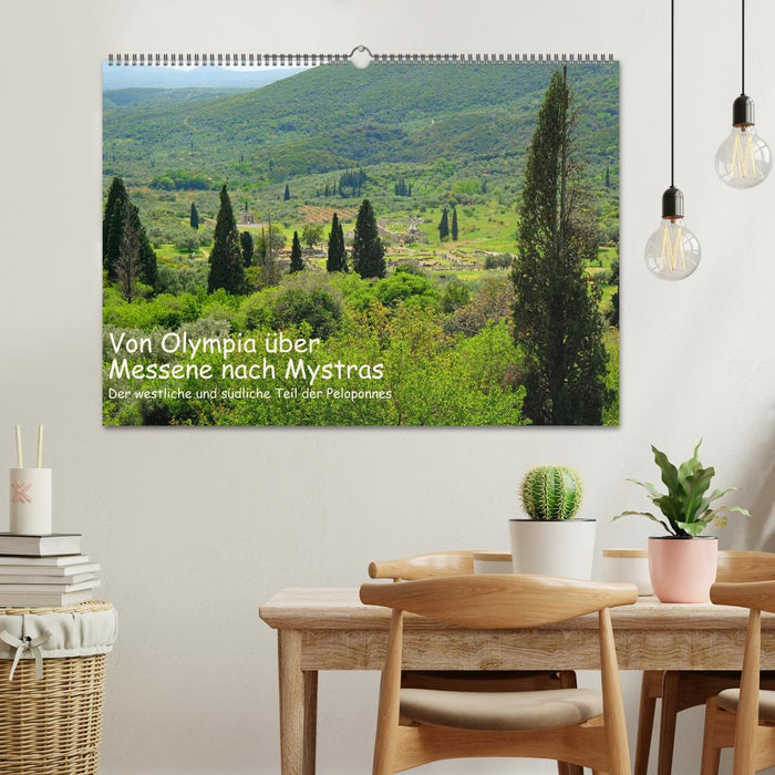 Von Olympia über Messene nach Mystras (CALVENDO Wandkalender 2026)