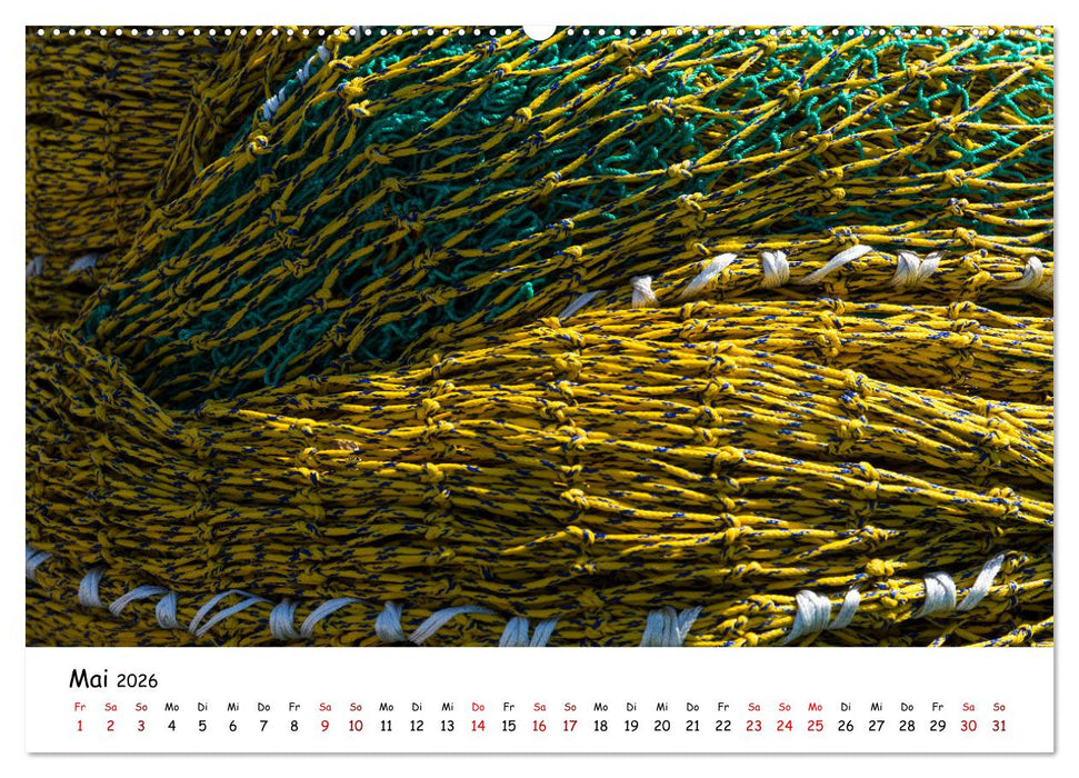 Der Hafen von Strande (CALVENDO Wandkalender 2026)