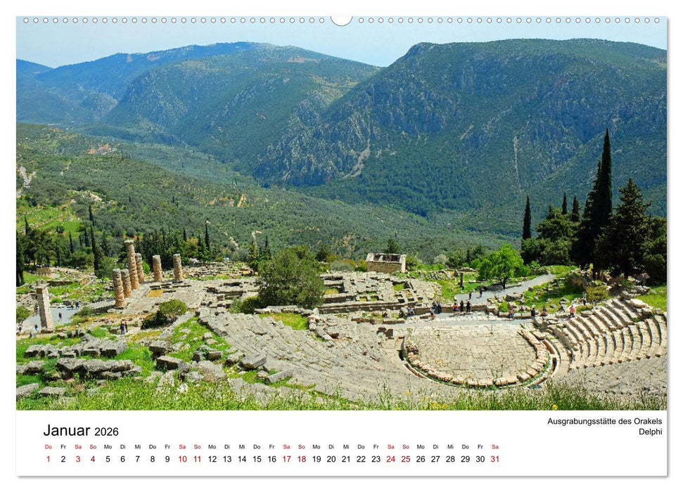 Der Norden Griechenlands (CALVENDO Premium Wandkalender 2026)