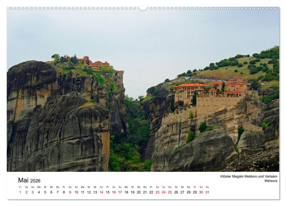 Der Norden Griechenlands (CALVENDO Premium Wandkalender 2026)