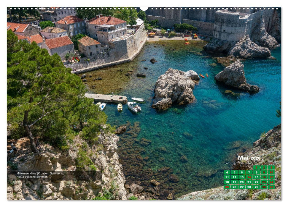 Klimazonen Europas (CALVENDO Wandkalender 2026)