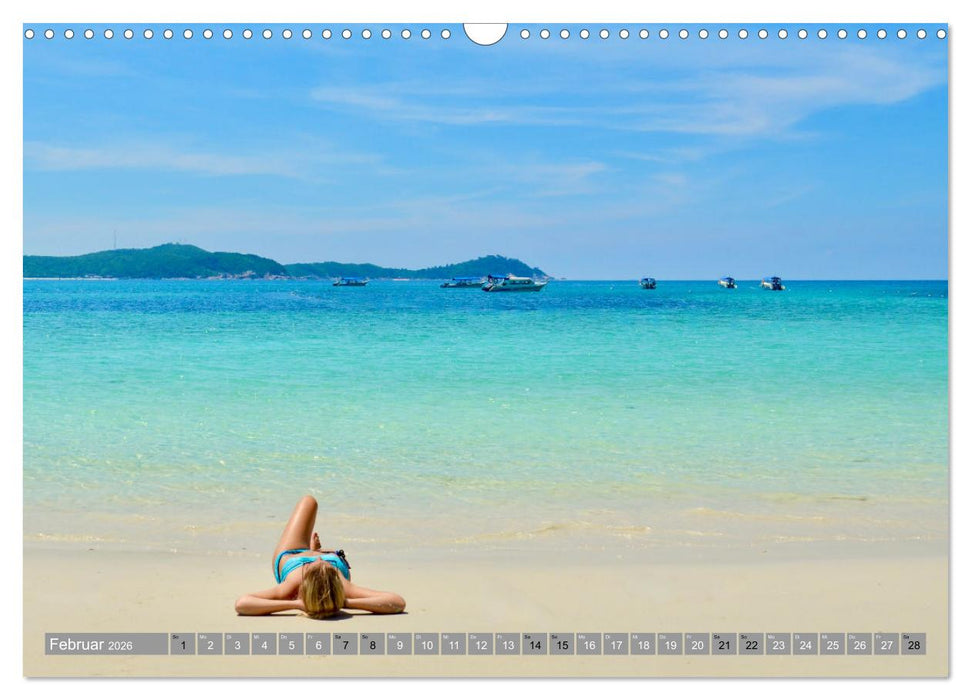 Backpackerin, Frauen reisen um Die Welt (CALVENDO Wandkalender 2026)