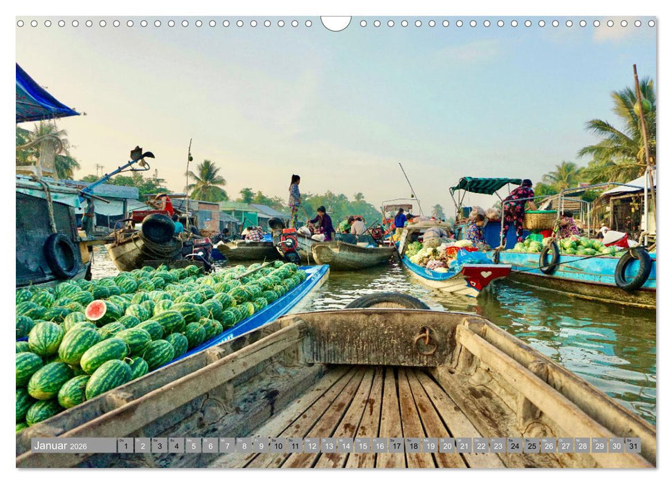 Als Backpacker um die Welt (CALVENDO Wandkalender 2026)