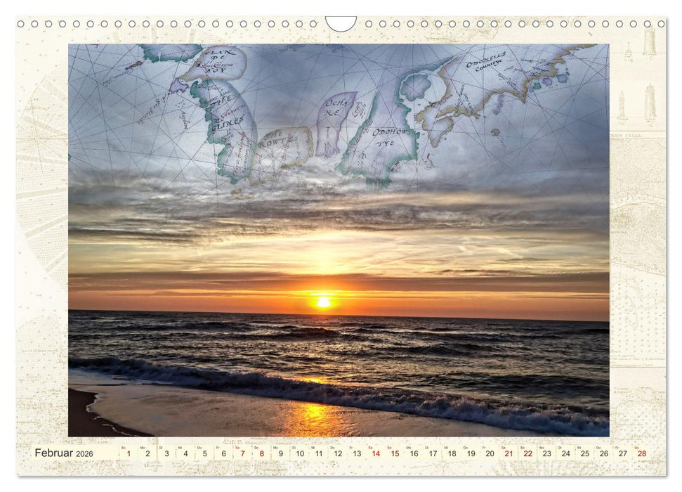 Seekarten der Träume (CALVENDO Wandkalender 2026)