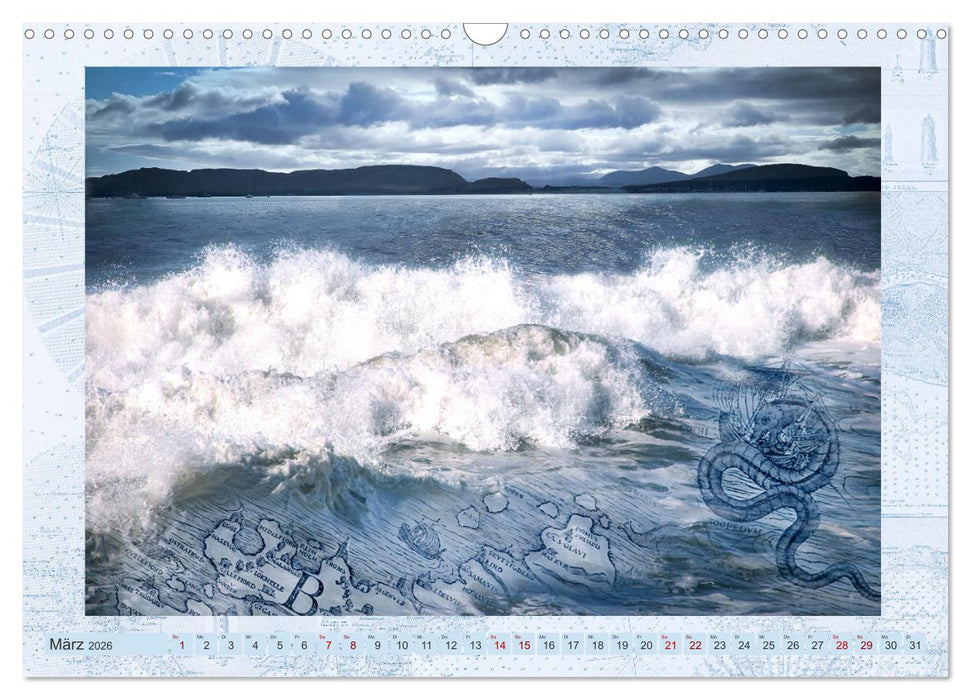 Seekarten der Träume (CALVENDO Wandkalender 2026)