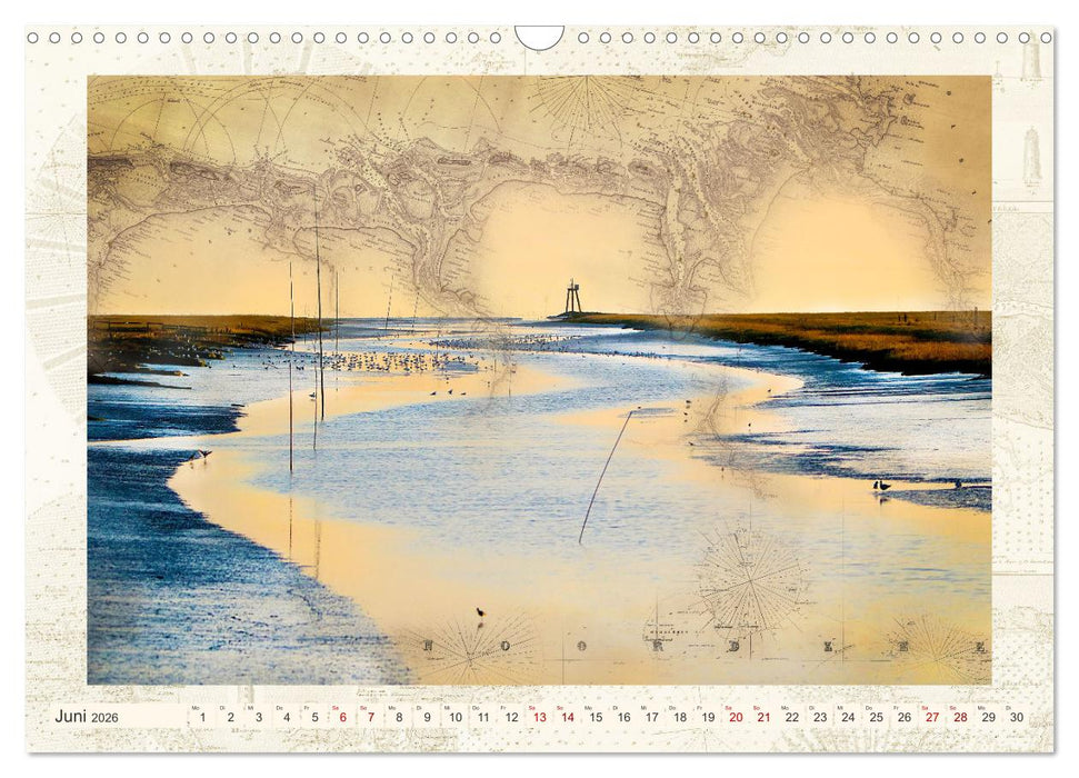 Seekarten der Träume (CALVENDO Wandkalender 2026)