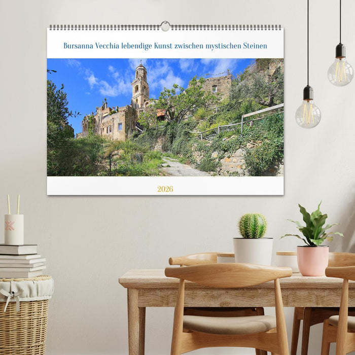 Bussana Vecchia lebendige Kunst zwischen mystischen Steinen (CALVENDO Wandkalender 2026)