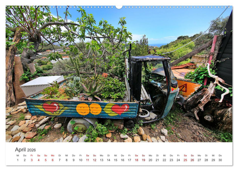 Bussana Vecchia lebendige Kunst zwischen mystischen Steinen (CALVENDO Wandkalender 2026)