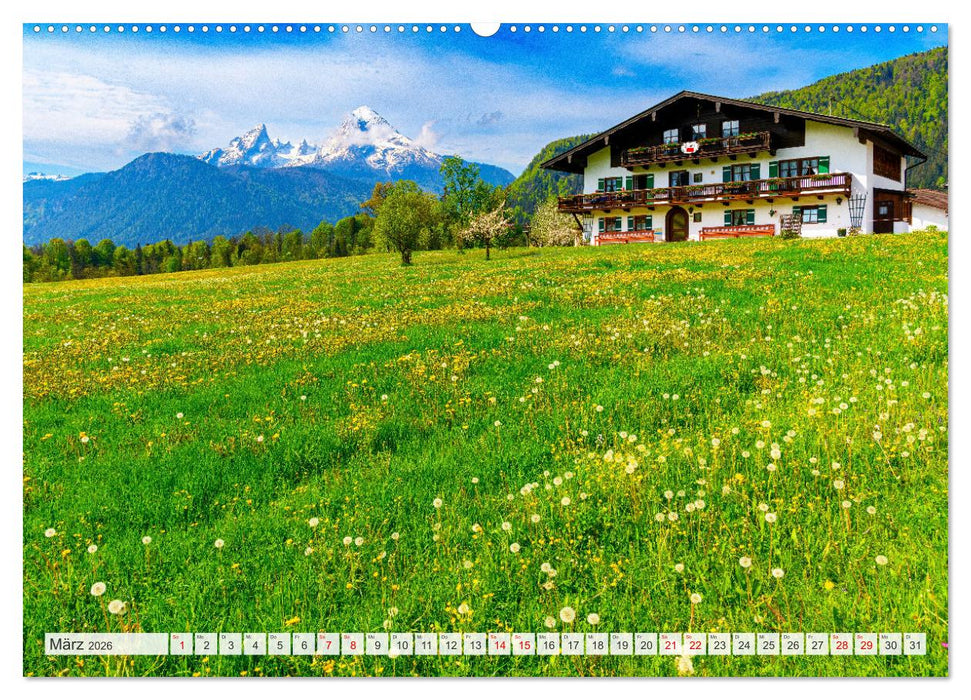 Urlaub im Berchtesgadener Land (CALVENDO Wandkalender 2026)