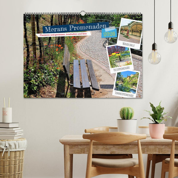 Merans Promenaden - Flanieren und geniessen, innehalten und Sein (CALVENDO Wandkalender 2026)