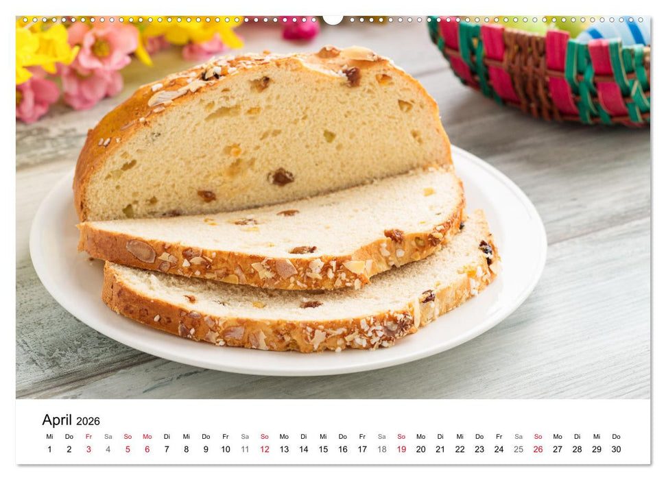 Kuchen, Kekse und Gebäck - süß und lecker durch das Jahr (CALVENDO Premium Wandkalender 2026)