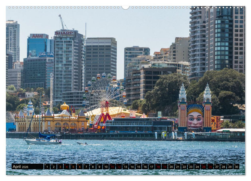 Ein Tag in Sydney - eine etwas andere Sicht (CALVENDO Wandkalender 2026)
