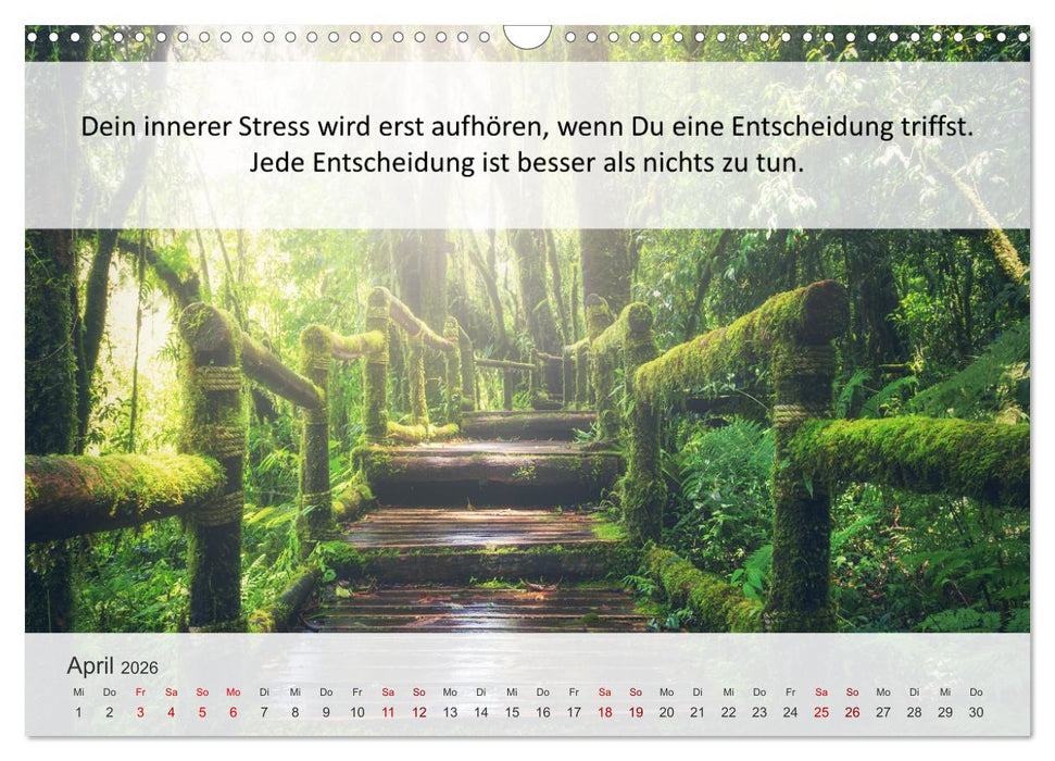 Motivationssprüche Erfolgsweg (CALVENDO Wandkalender 2026)