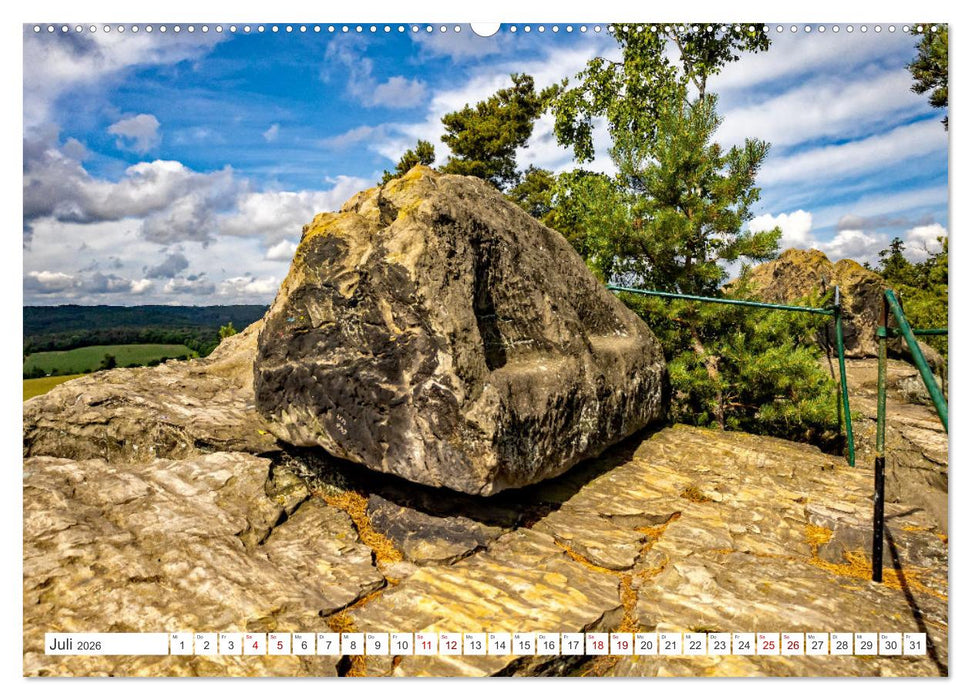 Harzer Teufelsmauer – Juniwanderung (CALVENDO Premium Wandkalender 2026)