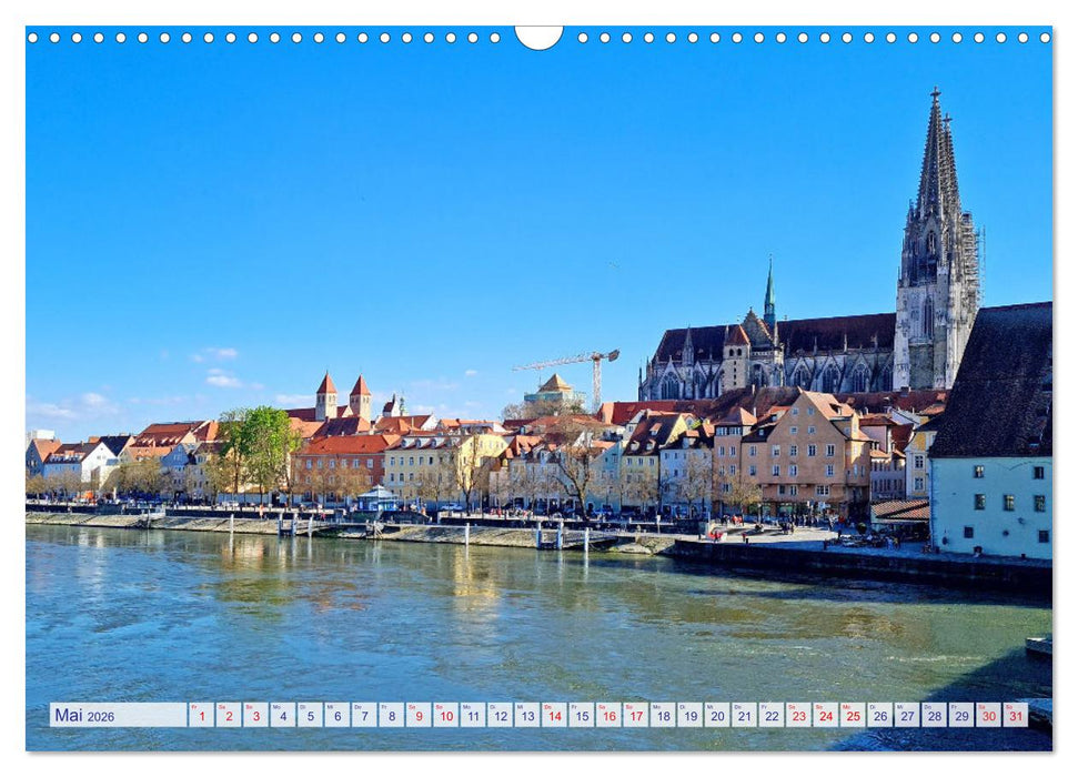 Auf dem Donauradweg Unterwegs zwischen Kehlheim und Linz (CALVENDO Wandkalender 2026)