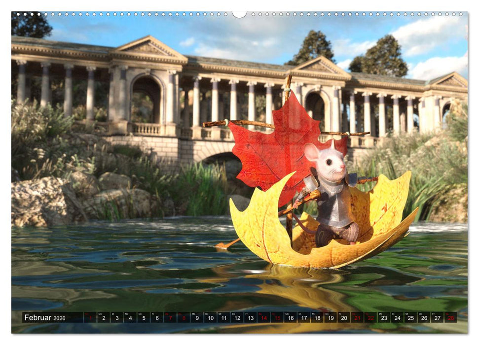 Ritter Mauseherz (CALVENDO Premium Wandkalender 2026)