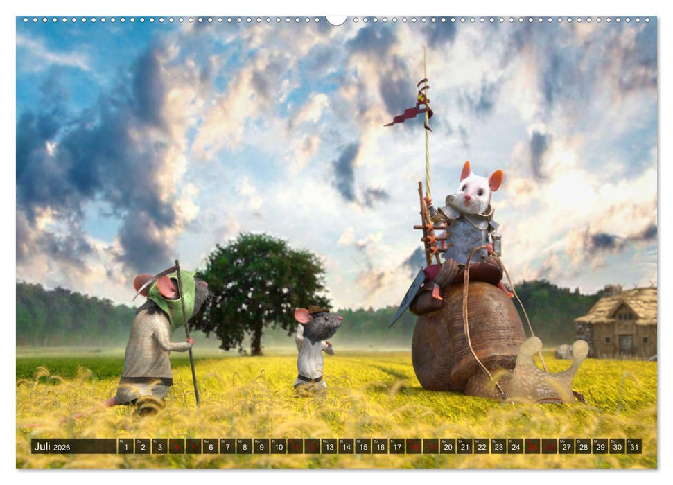 Ritter Mauseherz (CALVENDO Premium Wandkalender 2026)