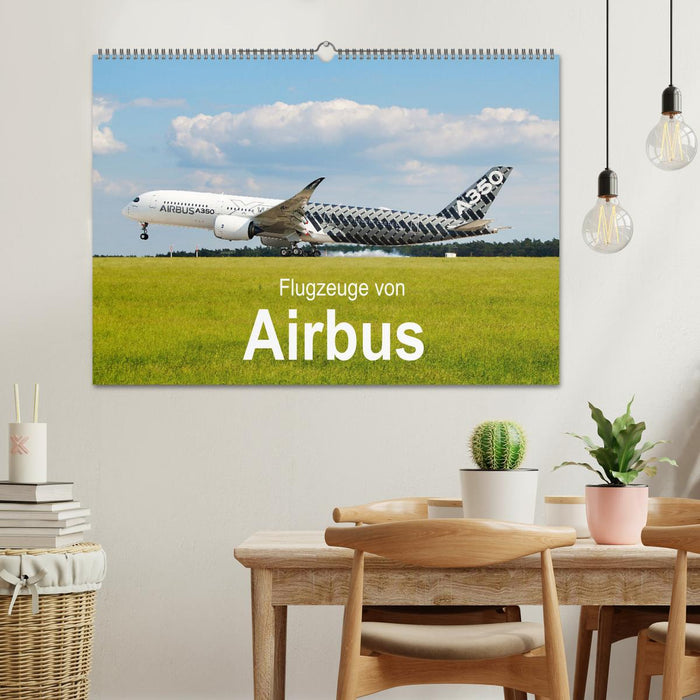 Flugzeuge von Airbus (CALVENDO Wandkalender 2026)