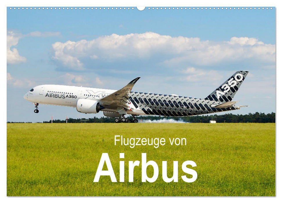 Flugzeuge von Airbus (CALVENDO Wandkalender 2026)
