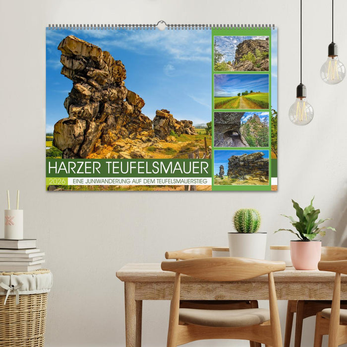 Harzer Teufelsmauer – Juniwanderung (CALVENDO Wandkalender 2026)