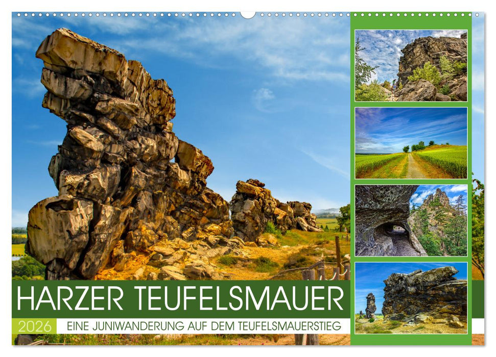 Harzer Teufelsmauer – Juniwanderung (CALVENDO Wandkalender 2026)