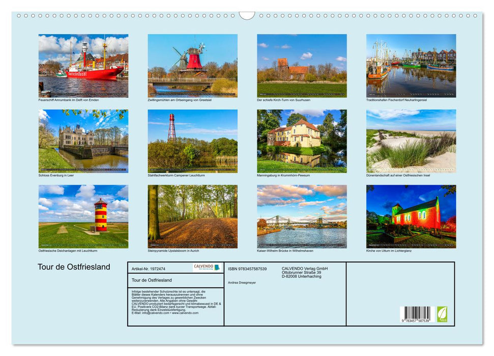 Tour de Ostfriesland (CALVENDO Wandkalender 2026)