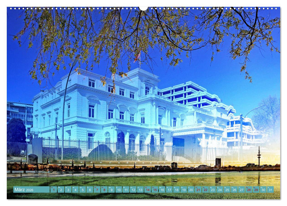 Hamburg mal 2 (CALVENDO Wandkalender 2026)