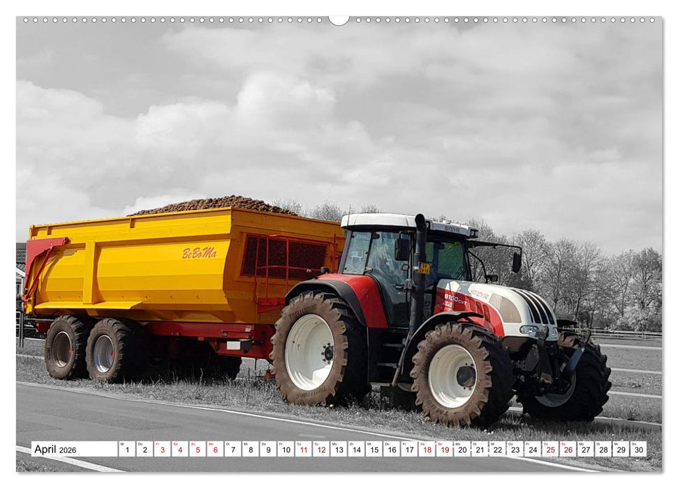 Faszination Landmaschinen - Egal ob alt oder neu (CALVENDO Wandkalender 2026)
