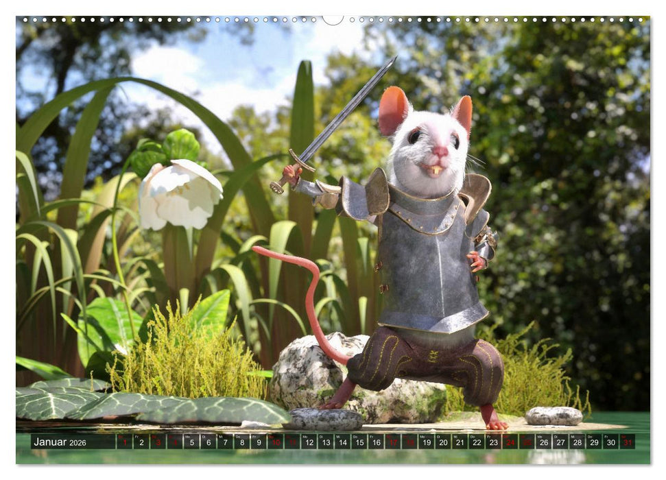 Ritter Mauseherz (CALVENDO Wandkalender 2026)