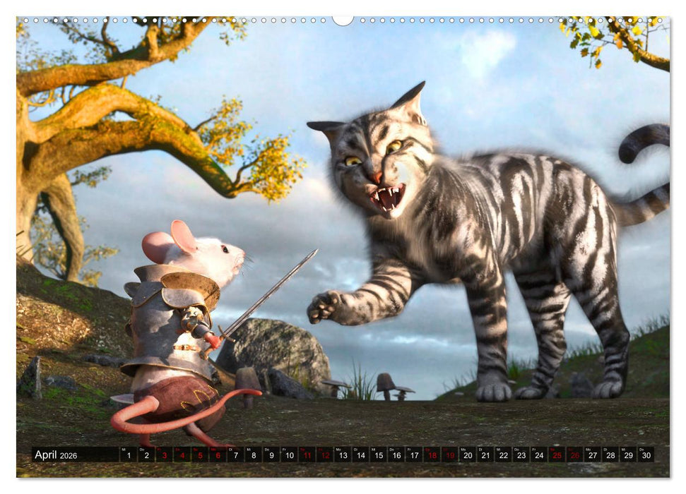 Ritter Mauseherz (CALVENDO Wandkalender 2026)