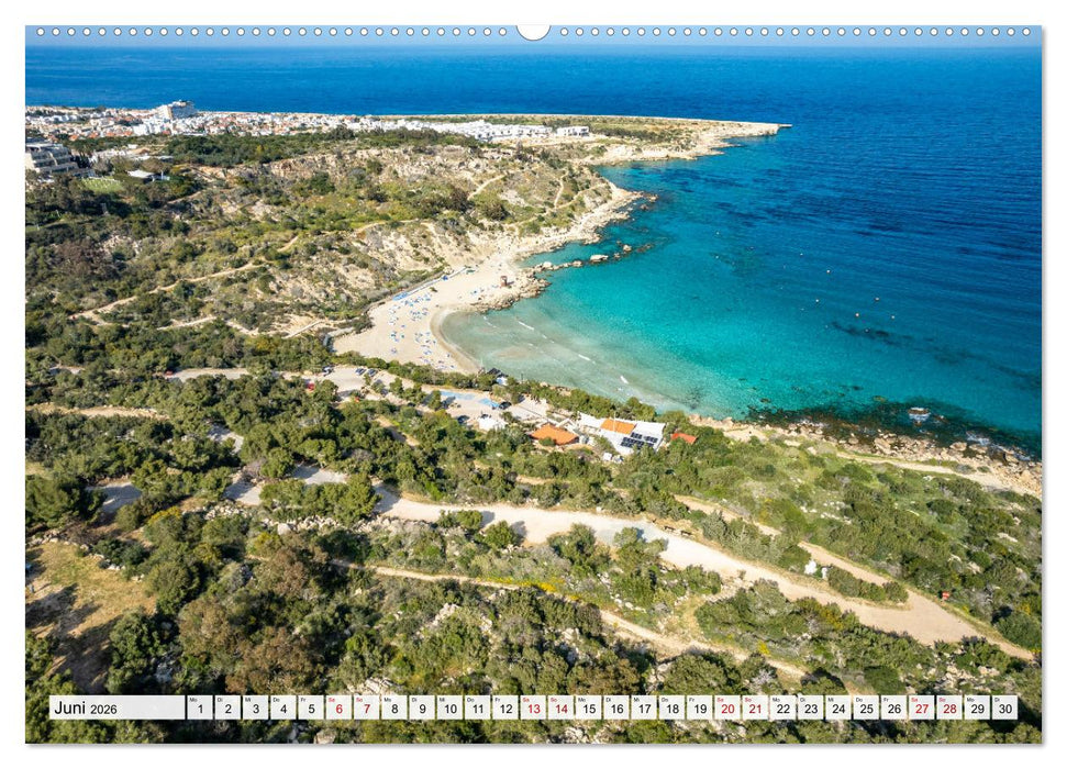 Zypern aus der Luft (CALVENDO Premium Wandkalender 2026)