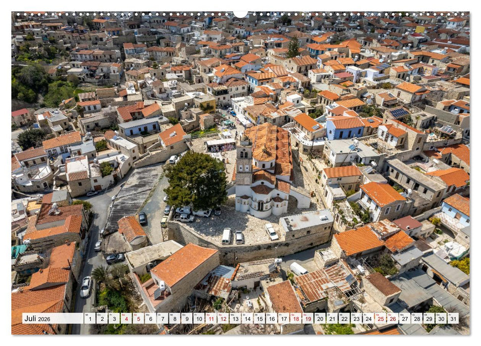 Zypern aus der Luft (CALVENDO Premium Wandkalender 2026)