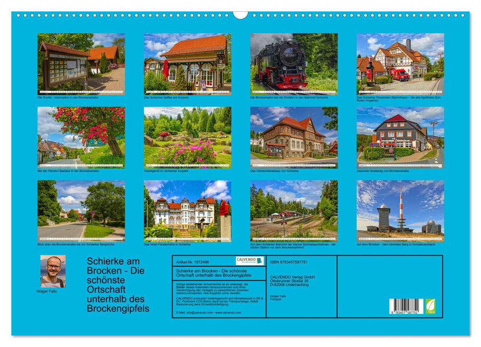 Schierke am Brocken - Die schönste Ortschaft unterhalb des Brockengipfels (CALVENDO Wandkalender 2026)