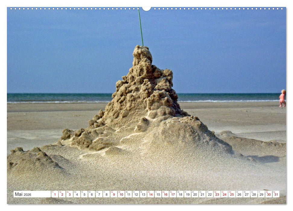 Sommerpause - An Dänemarks Nordseestrand (CALVENDO Wandkalender 2026)