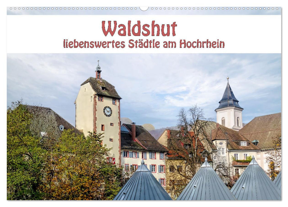 Waldshut - liebenswertes Städtle am Hochrhein (CALVENDO Wandkalender 2026)