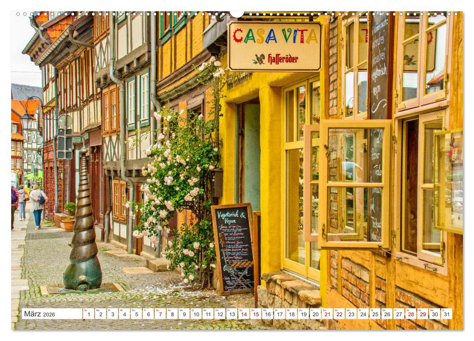 Sommer in Wernigerode – Der bunten Stadt am Harz (CALVENDO Wandkalender 2026)
