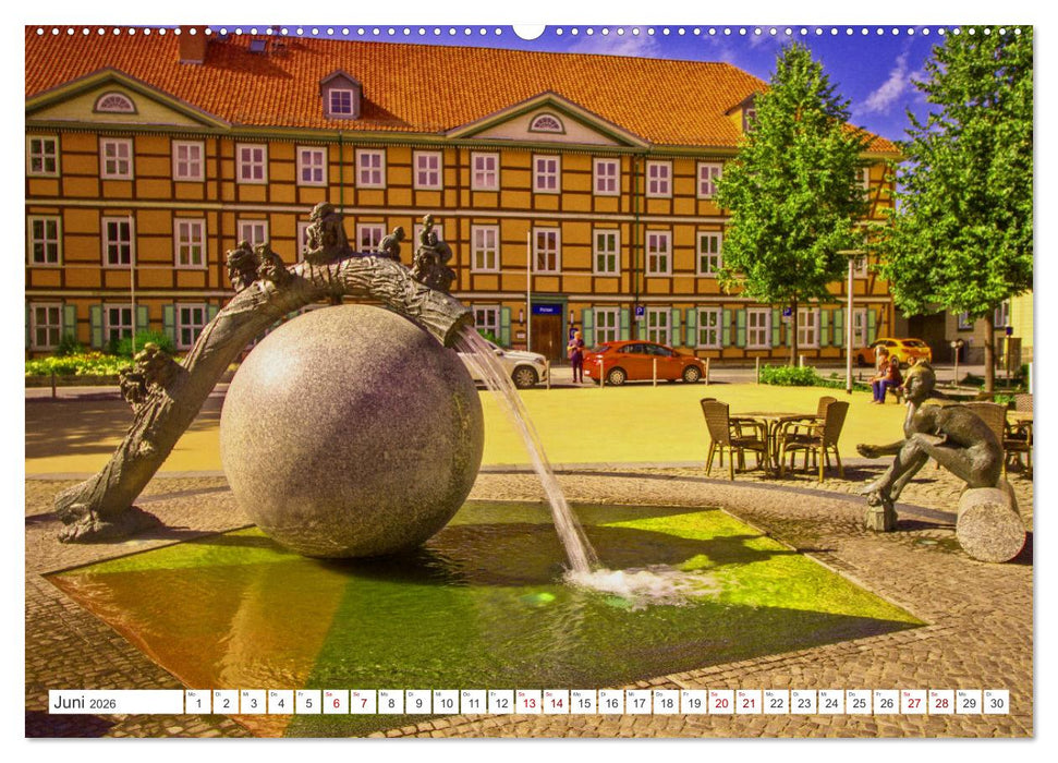 Sommer in Wernigerode – Der bunten Stadt am Harz (CALVENDO Wandkalender 2026)
