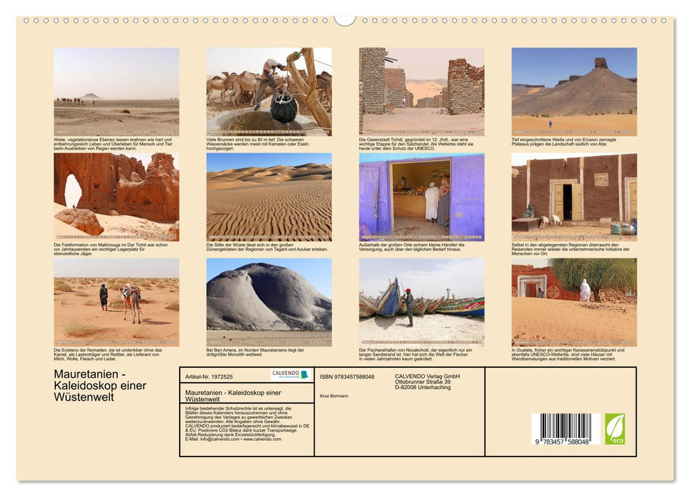 Mauretanien - Kaleidoskop einer Wüstenwelt (CALVENDO Premium Wandkalender 2026)