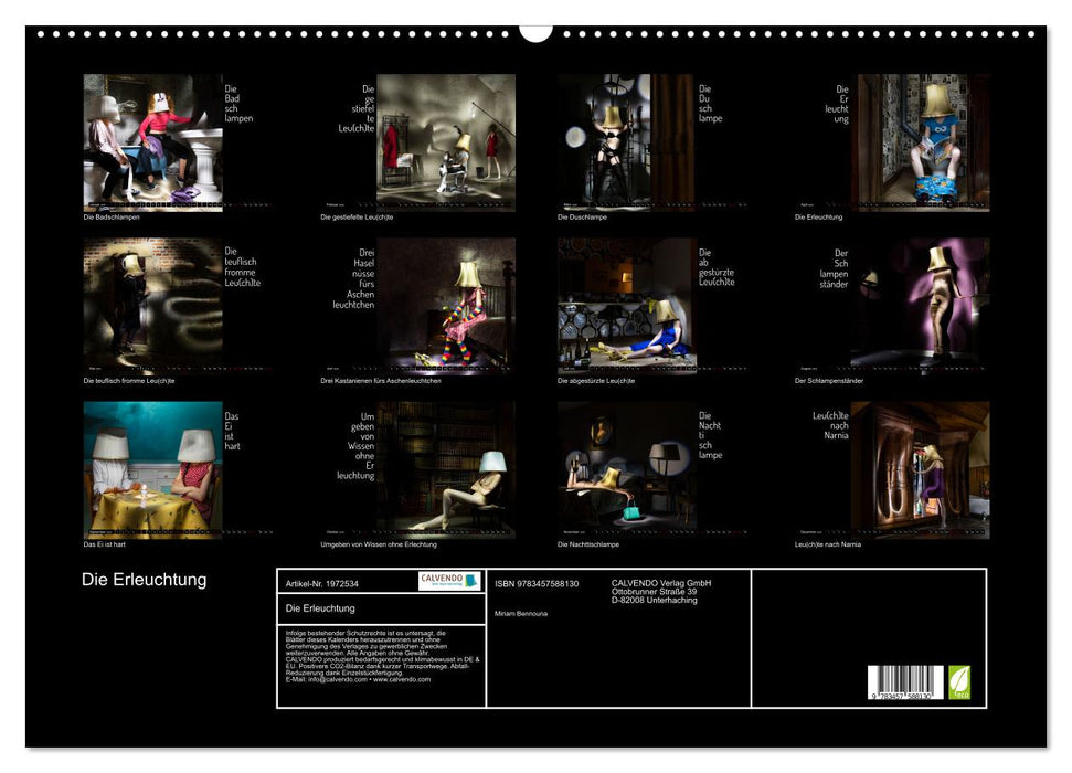 Die Erleuchtung (CALVENDO Wandkalender 2026)