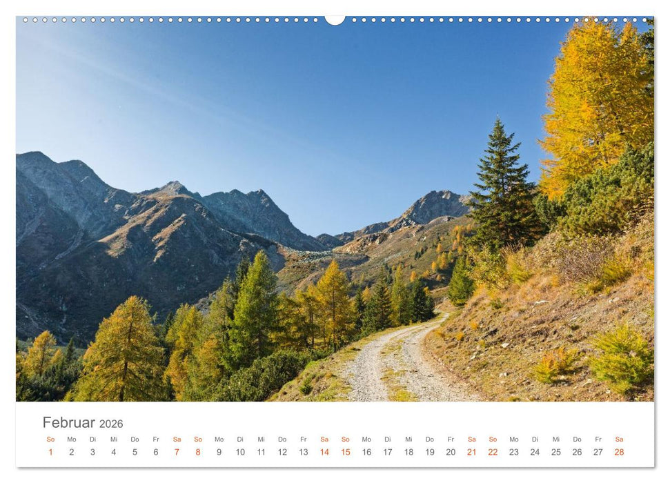 Goldener Herbst in Südtirol (CALVENDO Premium Wandkalender 2026)