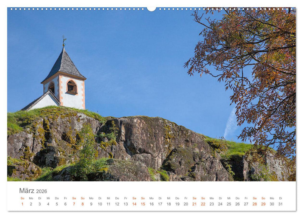 Goldener Herbst in Südtirol (CALVENDO Premium Wandkalender 2026)